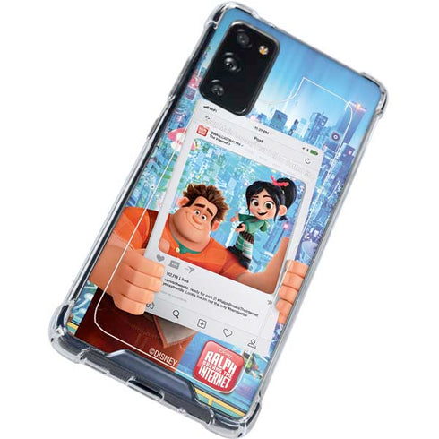 Disney Wreck-it Ralph and Vanellope Instagram Pose Galaxy S20 FE Clear Case